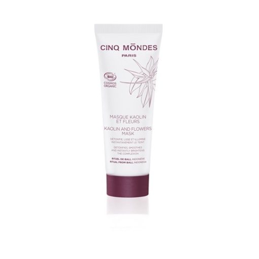 Masque Kaolin et Fleurs - Masque purifiant Cinq Mondes